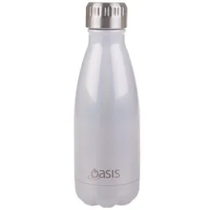Insulated Drink Bottle Oasis Stainless Steel Double Wall Lustre 350ml - Pearl