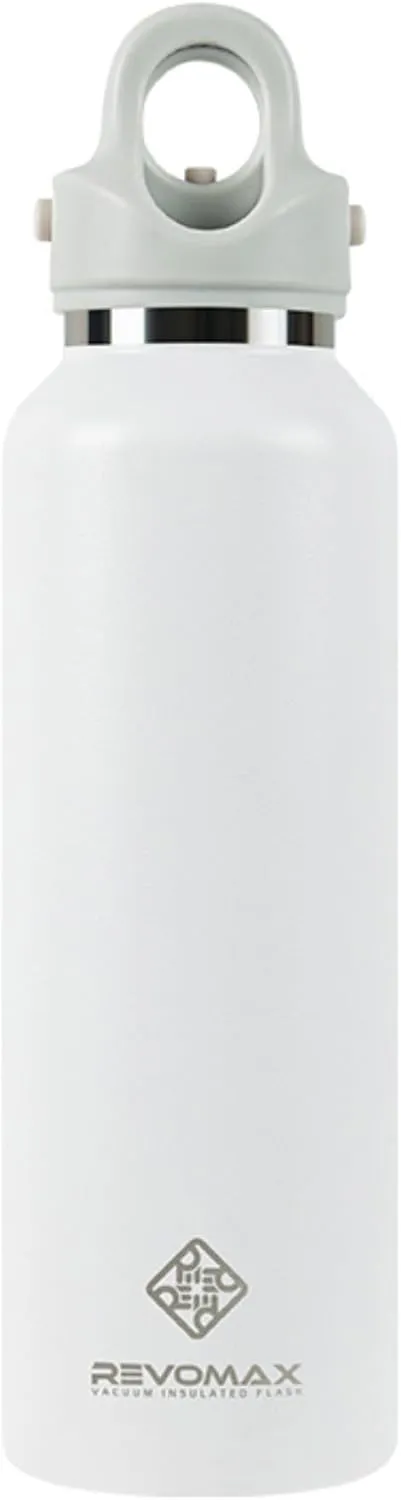 Insulated Water Bottle, One-Hand Open Design, 36H Cold/18H Hot, Leakproof and BPA Free, Vacuum Stainless Steel Water Bottles for Cold Water Drinks, Sports, School,Travel, Dishwasher Safe, 20OZ