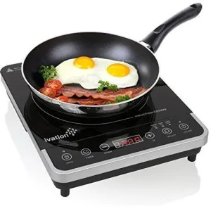 Ivation 1800 Watt Portable Induction Cooktop Countertop Burner