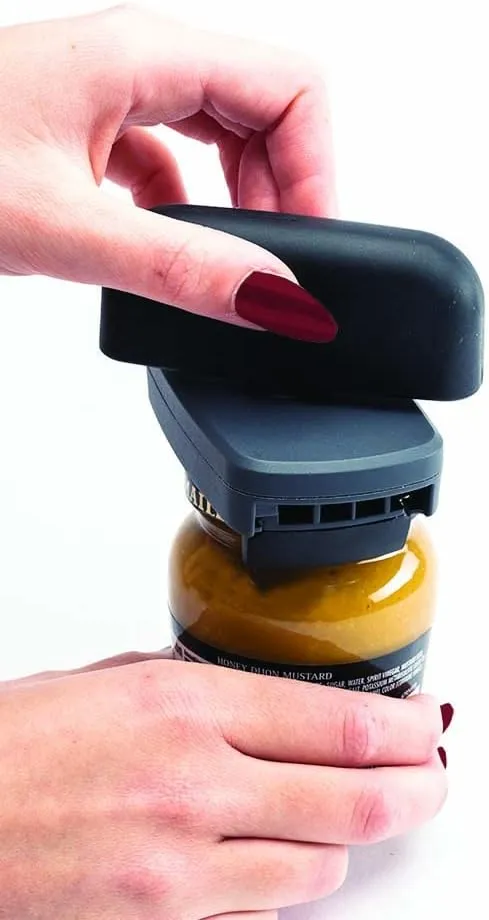 Jokari Easy Grip Adjustable Jar Opener to Open Jars with Lids of Virtually Any Size. Perfect Kitchen Gadget Accessory So Anyone With Arthritis, Weak Grip Strength or Sore Hands Can Twist Tops Easily