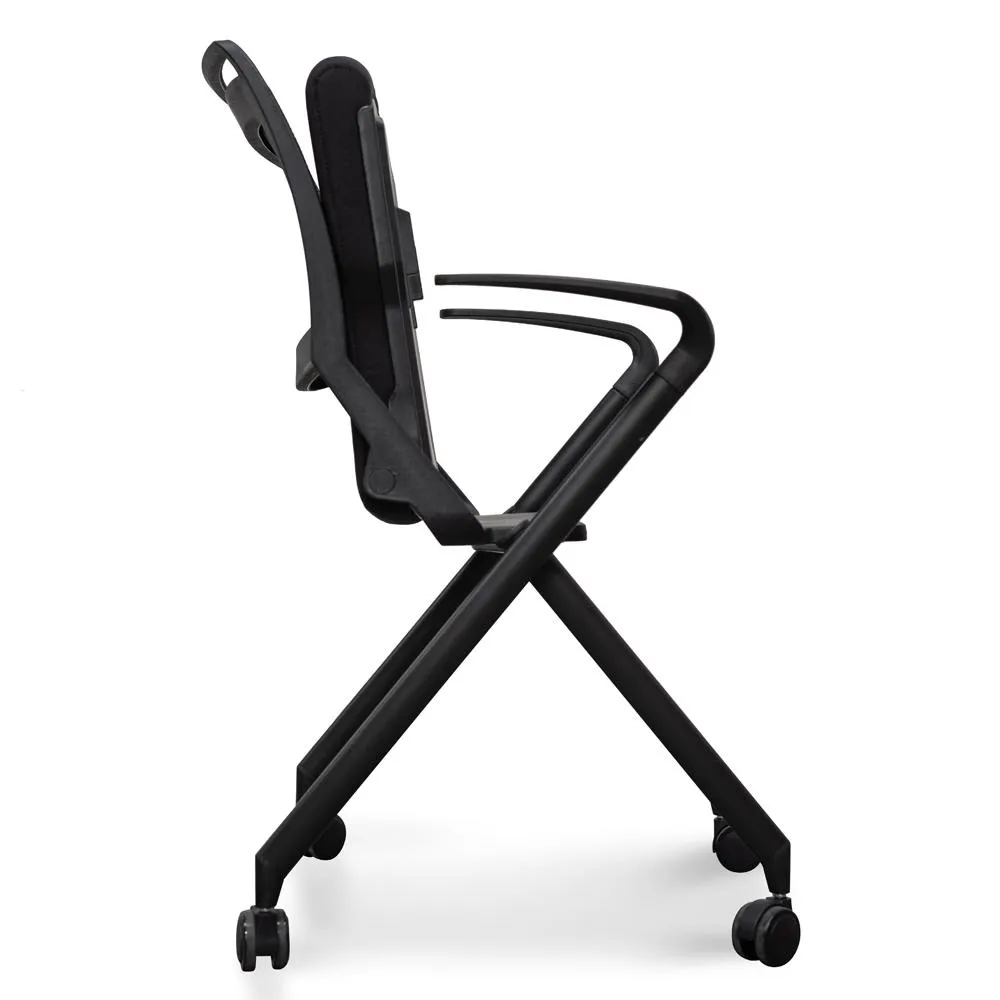 Josh Mesh Office Visitor Chair - Black