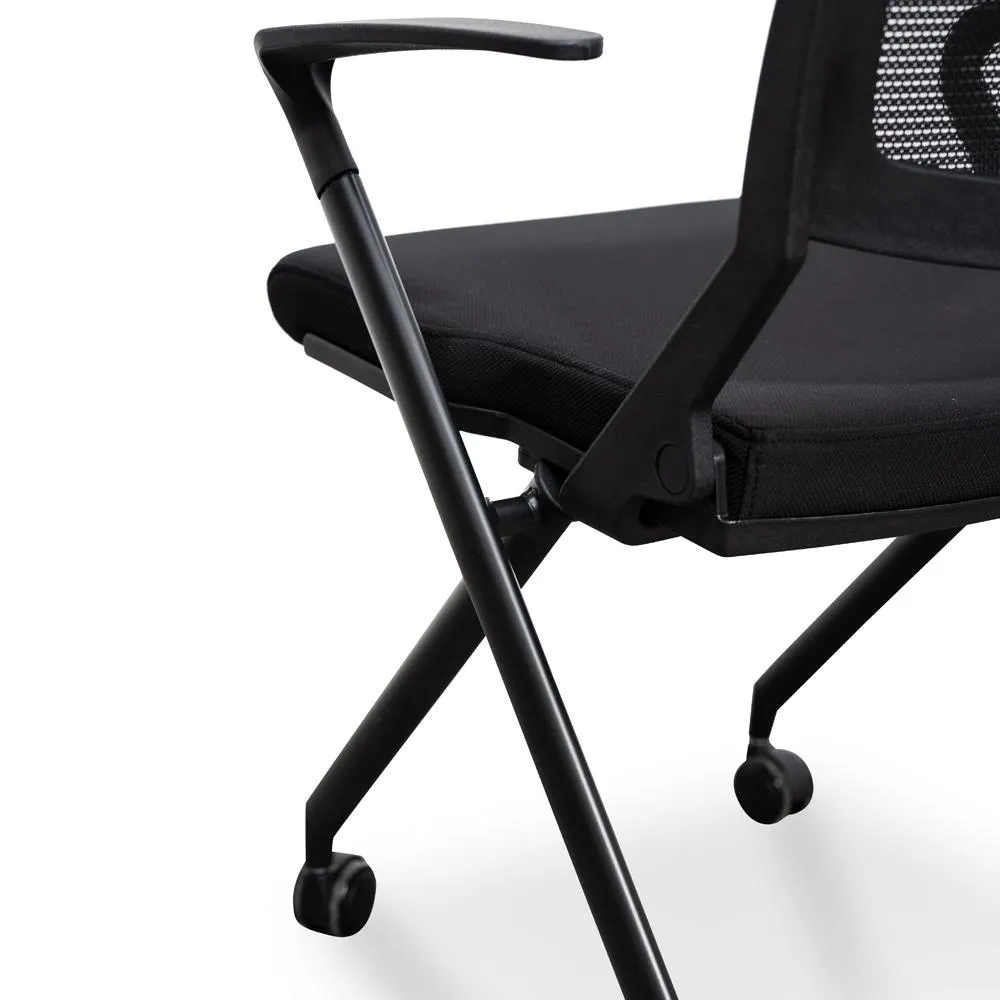 Josh Mesh Office Visitor Chair - Black