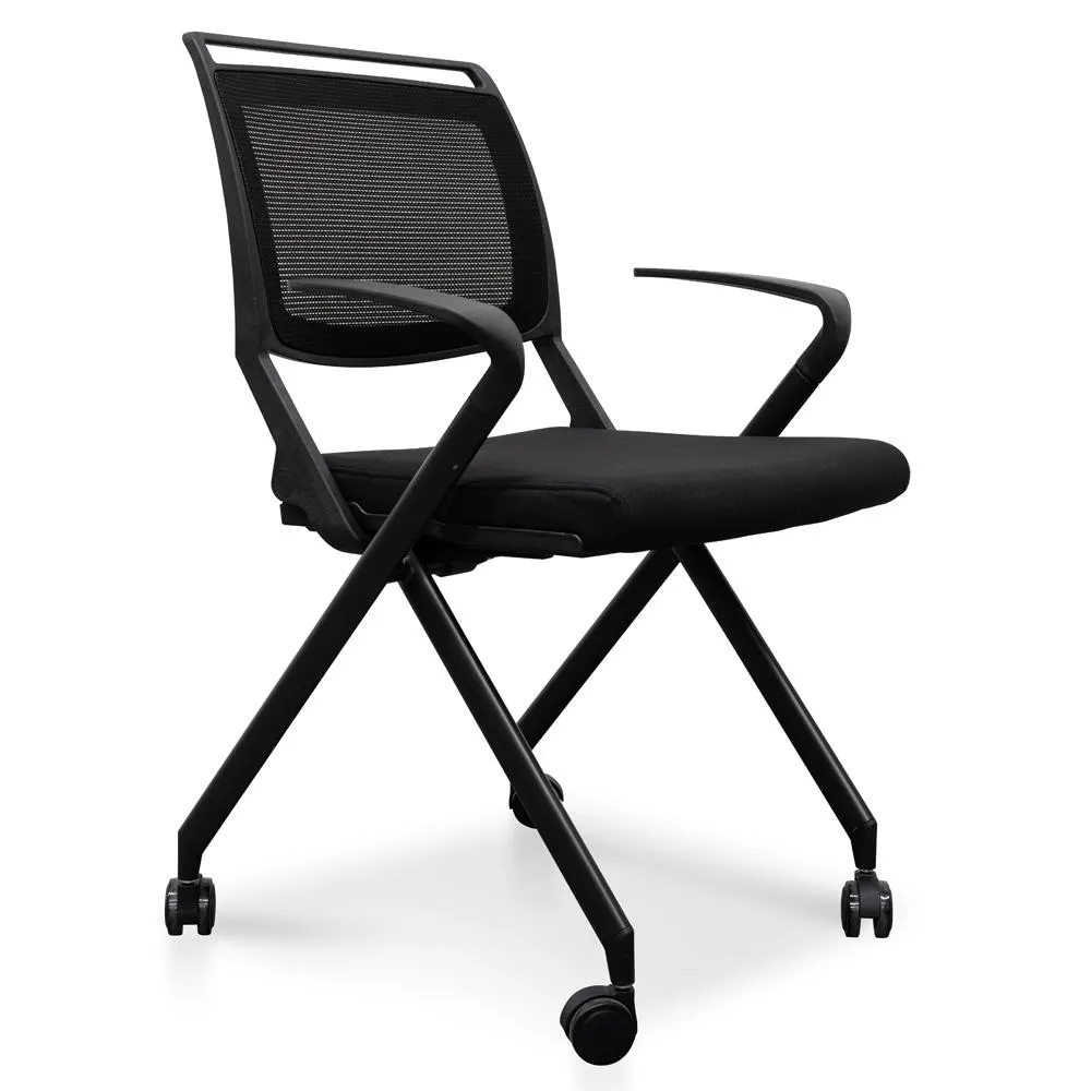 Josh Mesh Office Visitor Chair - Black