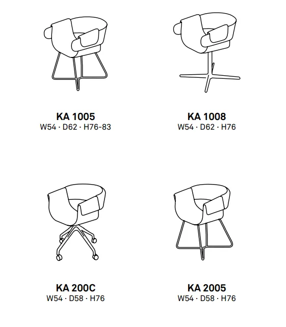 Kay Swivel Pedestal Chair