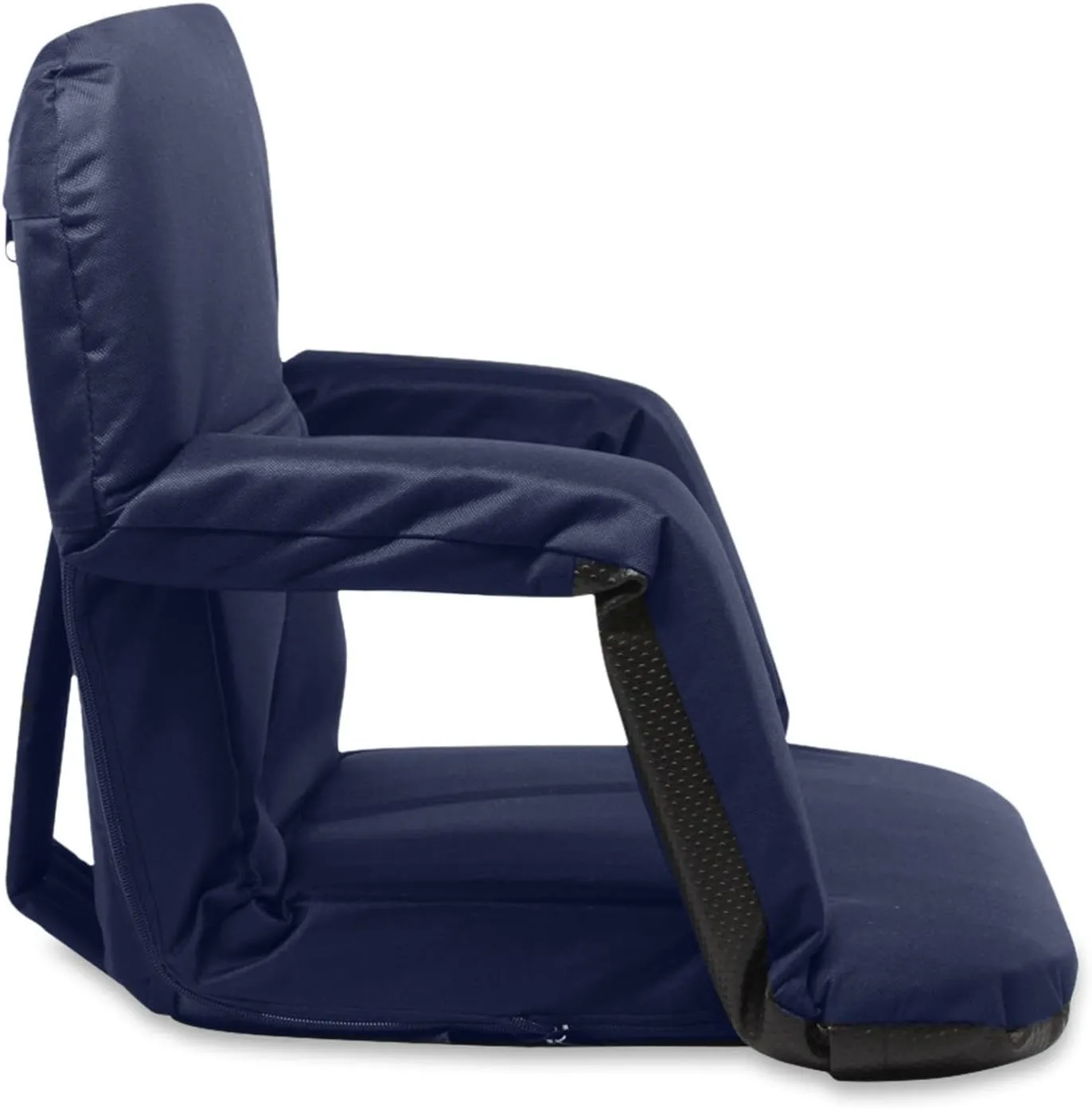 KHOMO GEAR Stadium Bleacher and Bench Seat Chair with Padded Reclining Cushion and Armrest and Carry Straps