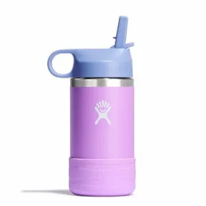 Kids Wide Mouth Straw Lid Bottle And Boot 12 Oz - Anemone
