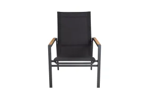 Kiera Stackable Aluminum Club Chair
