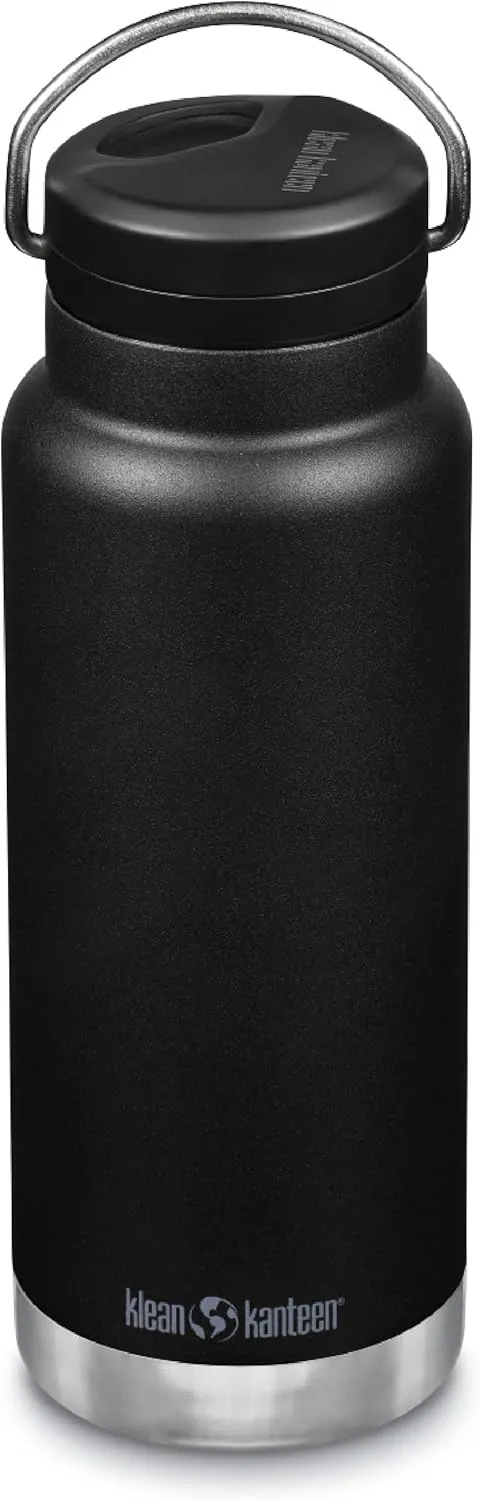 Klean Kanteen 32oz TKWide Insulated Water Bottle with Twist Cap - Black