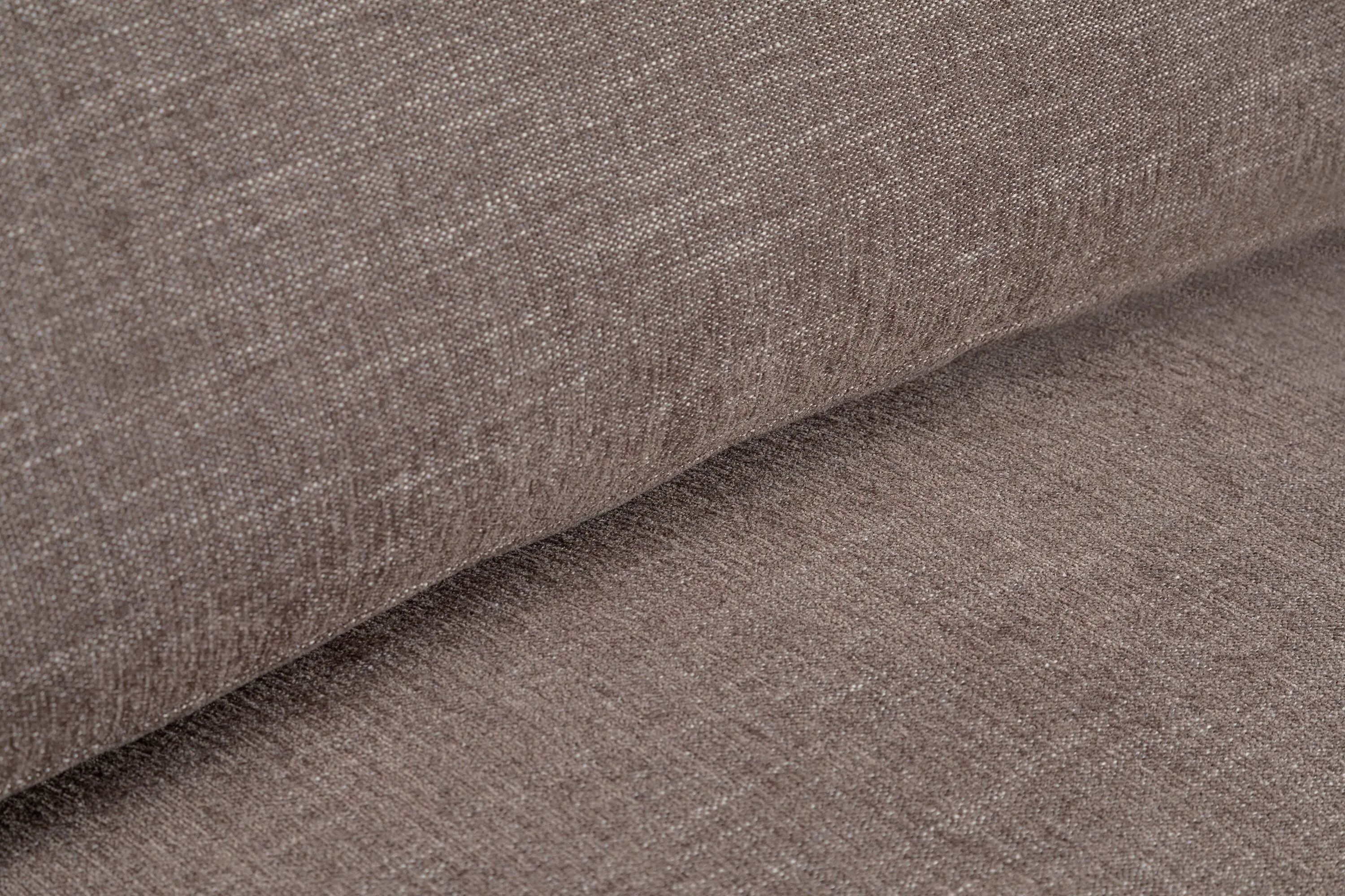 Kort & Co. Lotus Modular 36.5" Chenille Fabric Armless Chair with Feather Down Cushions - Coffee Brown | Fauteuil modulaire sans accoudoirs Lotus de Kort & Co. de 36,5 po en tissu de chenille avec coussins en duvet et plumes - brun café