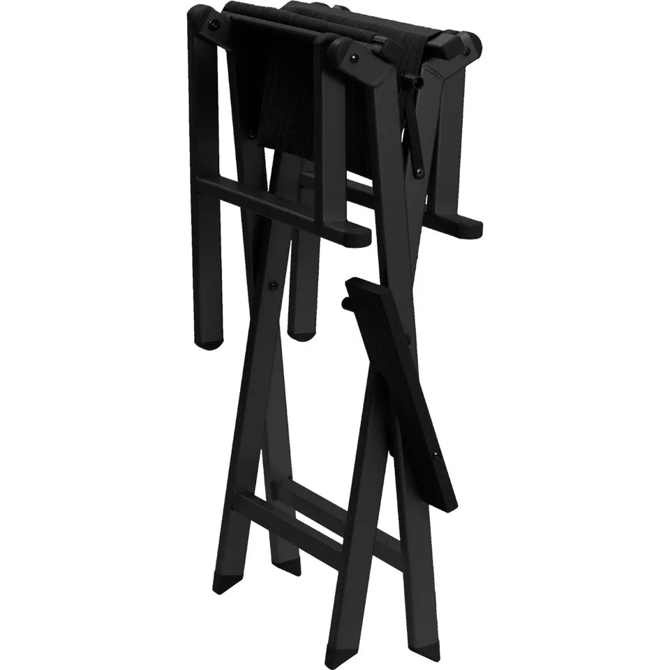 KRYOLAN ALUMINUM MAKE-UP CHAIR BLACK 07870/01