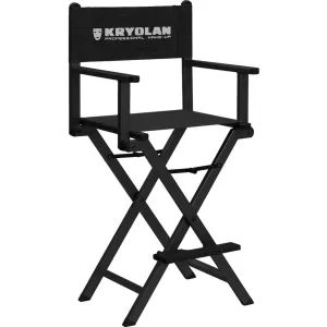 KRYOLAN ALUMINUM MAKE-UP CHAIR BLACK 07870/01