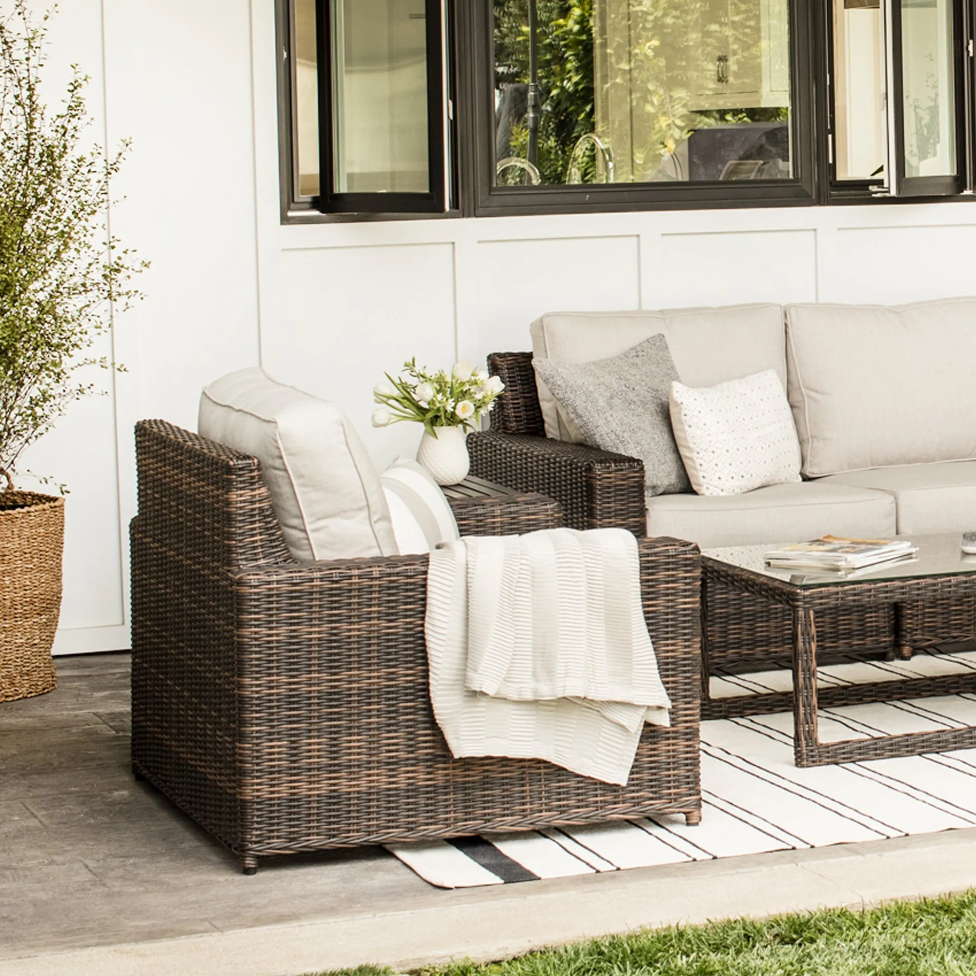 Langdon Outdoor Fixed Chair