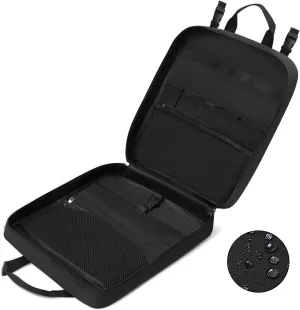 Large Camp Kitchen Organizer, High Capacity Camping Cooking Utensils Bag, with Paper Towel Holder, Multi-pocket Waterproof Camping Utensils Holder for BBQ Outdoor Cooking Essentials