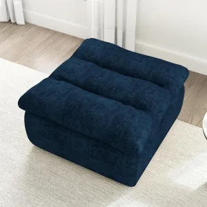 Lazy Floor Sofa,Modern armless and Backless Sofa Chair,Comfy Accent Bean Bag Couch,Suitable for Living Room Bedroom Office Blue