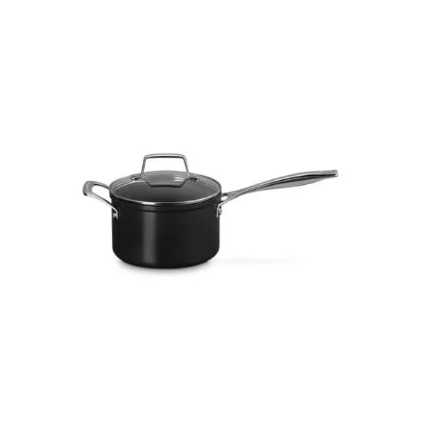 Le Creuset Ceramic Non-Stick Saucepan with Lid