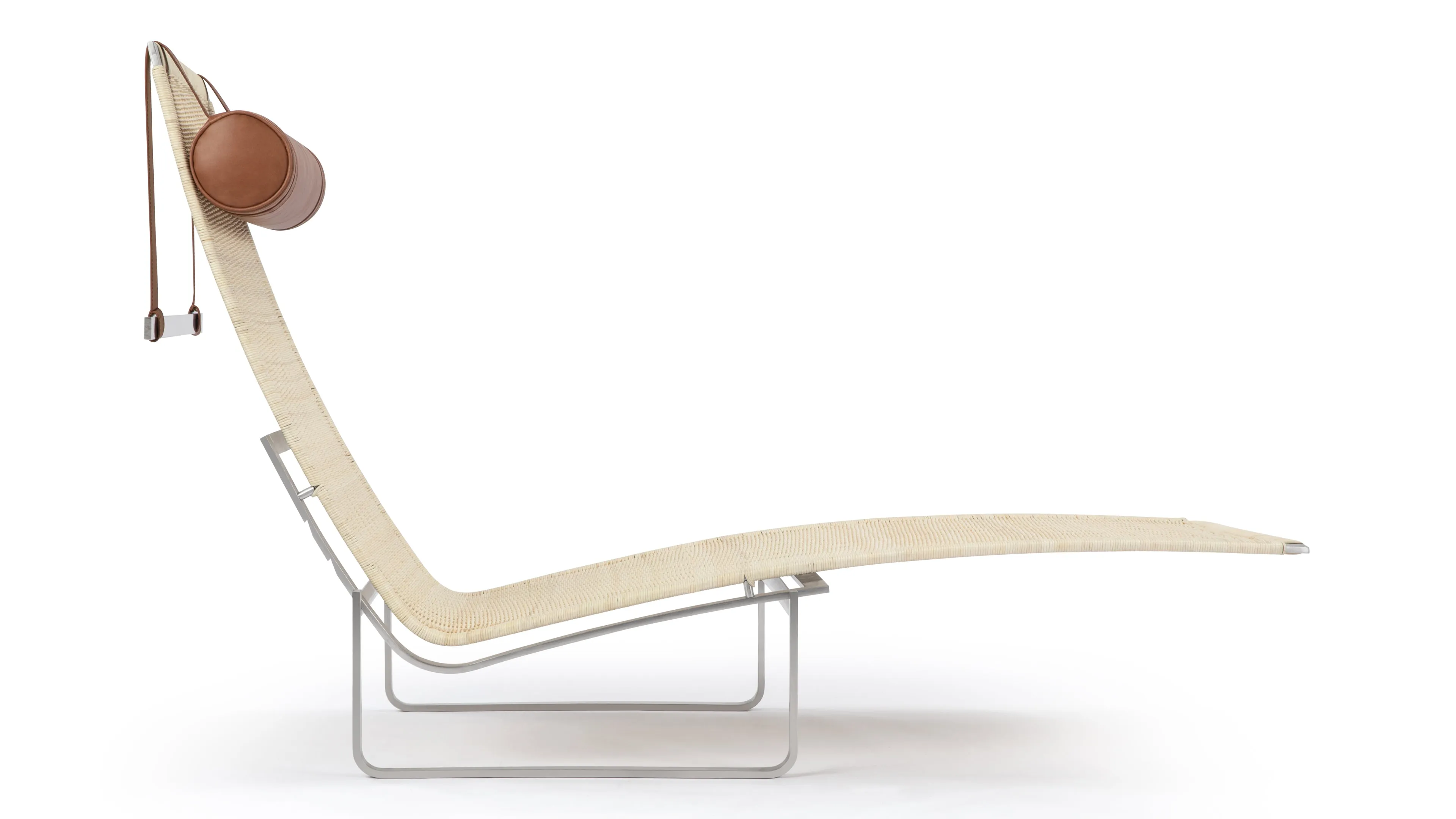 Lea - Lea Wicker Lounge Chair, Tan Premium Leather