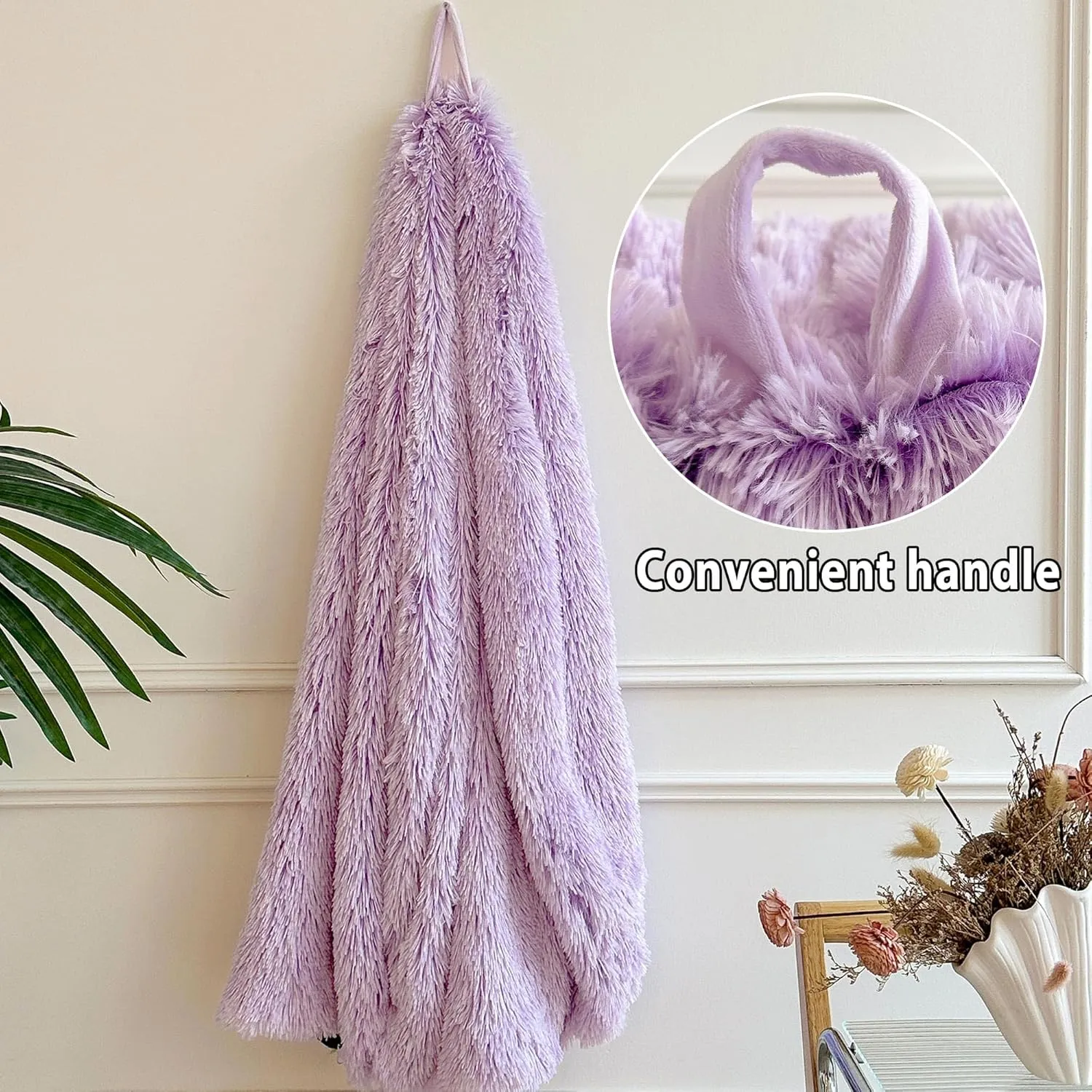 LIFEREVO Fluffy Faux Fur Bean Bag Chair Cover (No Filler), Ultra-Soft Light Purple Stuffed Animal Storage Bean Bag Cover, Anti-Slip Fuzzy Gaming Bean Bag Cover for for Kids Adults (Ombre Lavender)