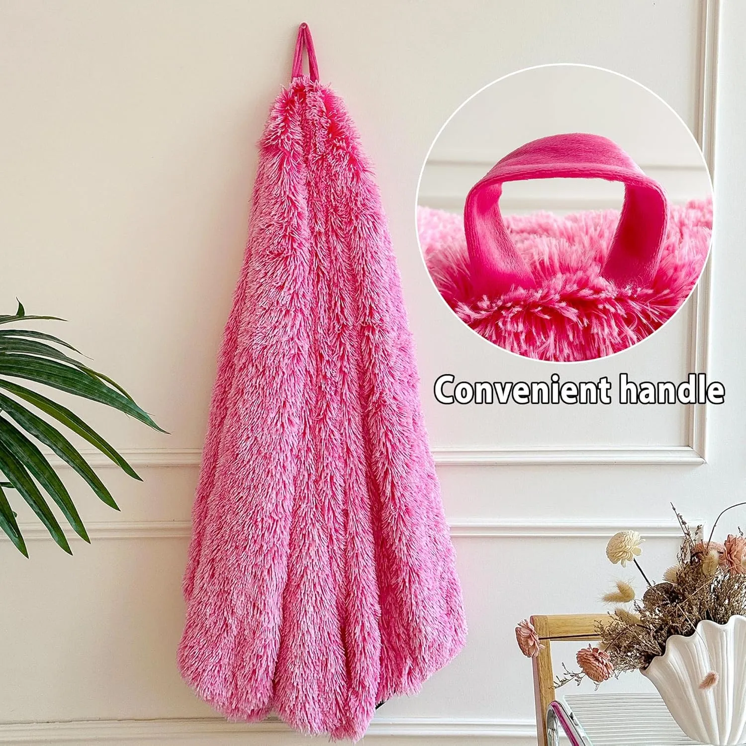 LIFEREVO Fluffy Faux Fur Bean Bag Chair Cover (No Filler), Ultra-Soft Stuffed Animal Storage Bean Bag Cover for Kids Girls, Premium Furry Beanbag Cover for Organizing or Plush Toys (Ombre Hot Pink)