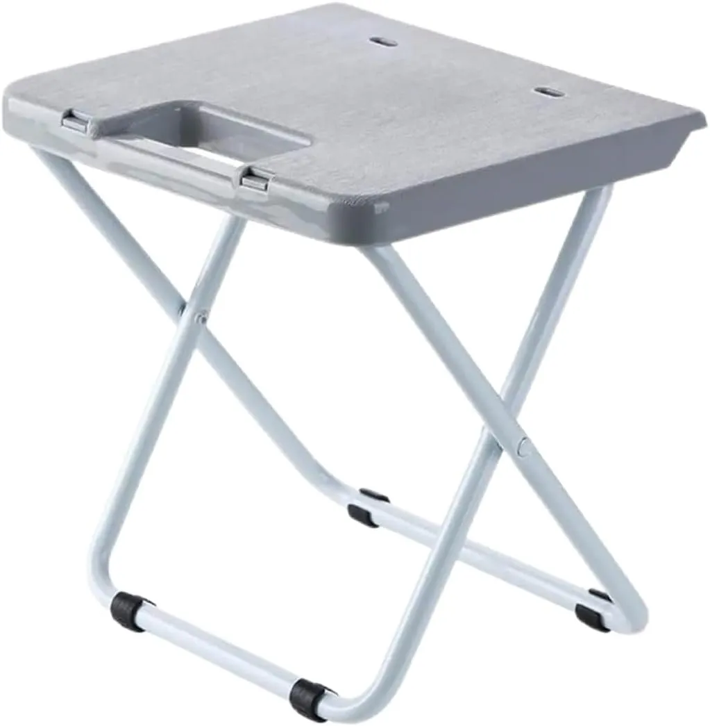 Lightweight Folding Stool Pp Iron Non for Home Garden Outdoor Activities