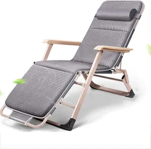 Lightweight Reclining Chairs Zero Chair Recliner Portable Reclining Folding Dining Chair For Office Outdoor Bed Balcony Terrace Camping Bed Leisure Chair Load 200 Kg Length 178 Cm sun lounge