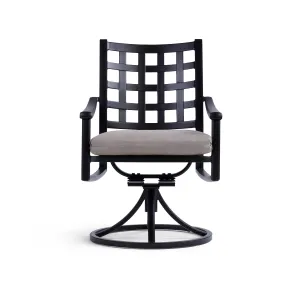 Lily Outdoor Dining Swivel Chair