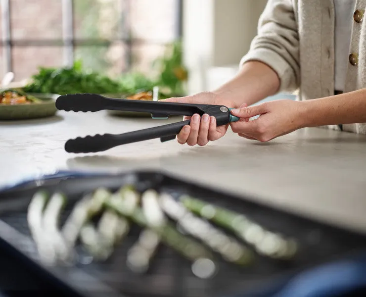 Lockable Tongs with integrated tool rest