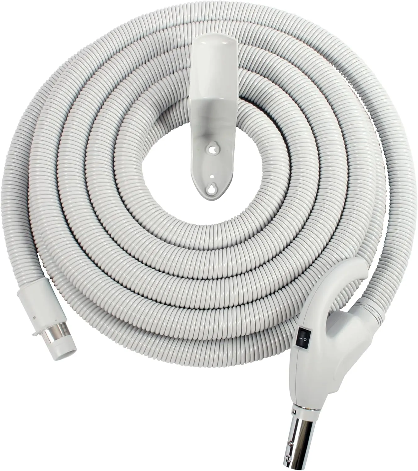 Low Voltage Central Vacuum Hose with Hose Hanger