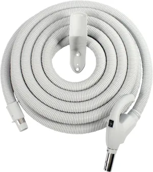 Low Voltage Central Vacuum Hose with Hose Hanger
