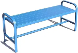 LUNIZ Garden Bench Park Chair Outdoor Bench Rest Bench Open-air Community Leisure Bench Patio Seating for Park(C)