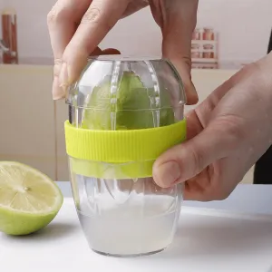 Manual Citrus Juicer Set - Lemon Squeezer & Strainer
