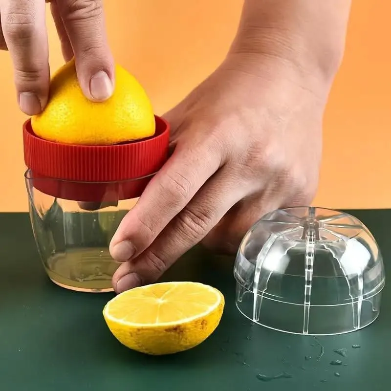 Manual Citrus Juicer Set - Lemon Squeezer & Strainer