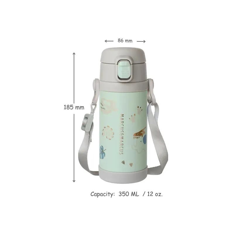 Marcus & Marcus - Straw & Spout Insulated Water Bottle, Pink