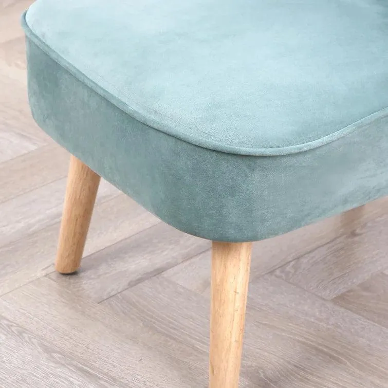 Mariestad - Low Velvet Occasional Chair