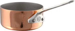 Mauviel M'Minis 1 mm Copper & Stainless Steel Mini Saute Pan With Stainless Steel Handle, 3.54-In, Made in France