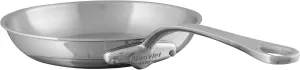 Mauviel M'Urban 4 Tri-Ply Polished Stainless Steel Frying Pan With Cast Stainless Steel Handle, 10.2-in, Made In France