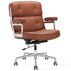 Medium Padded Leather Office Chair