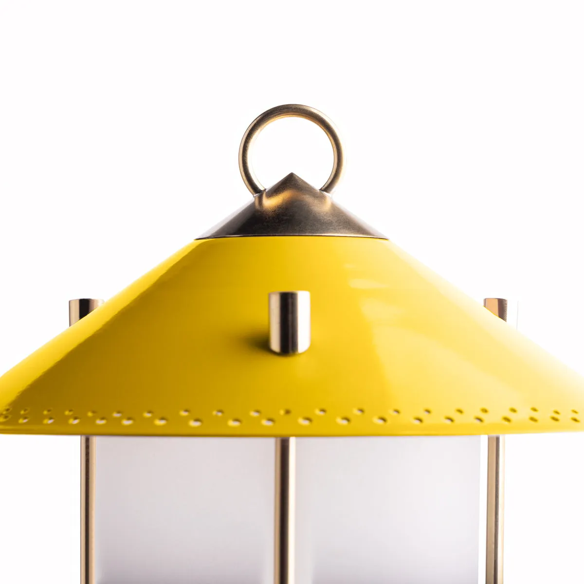 medium Stefan cordless lantern in Sand by the Novogratz