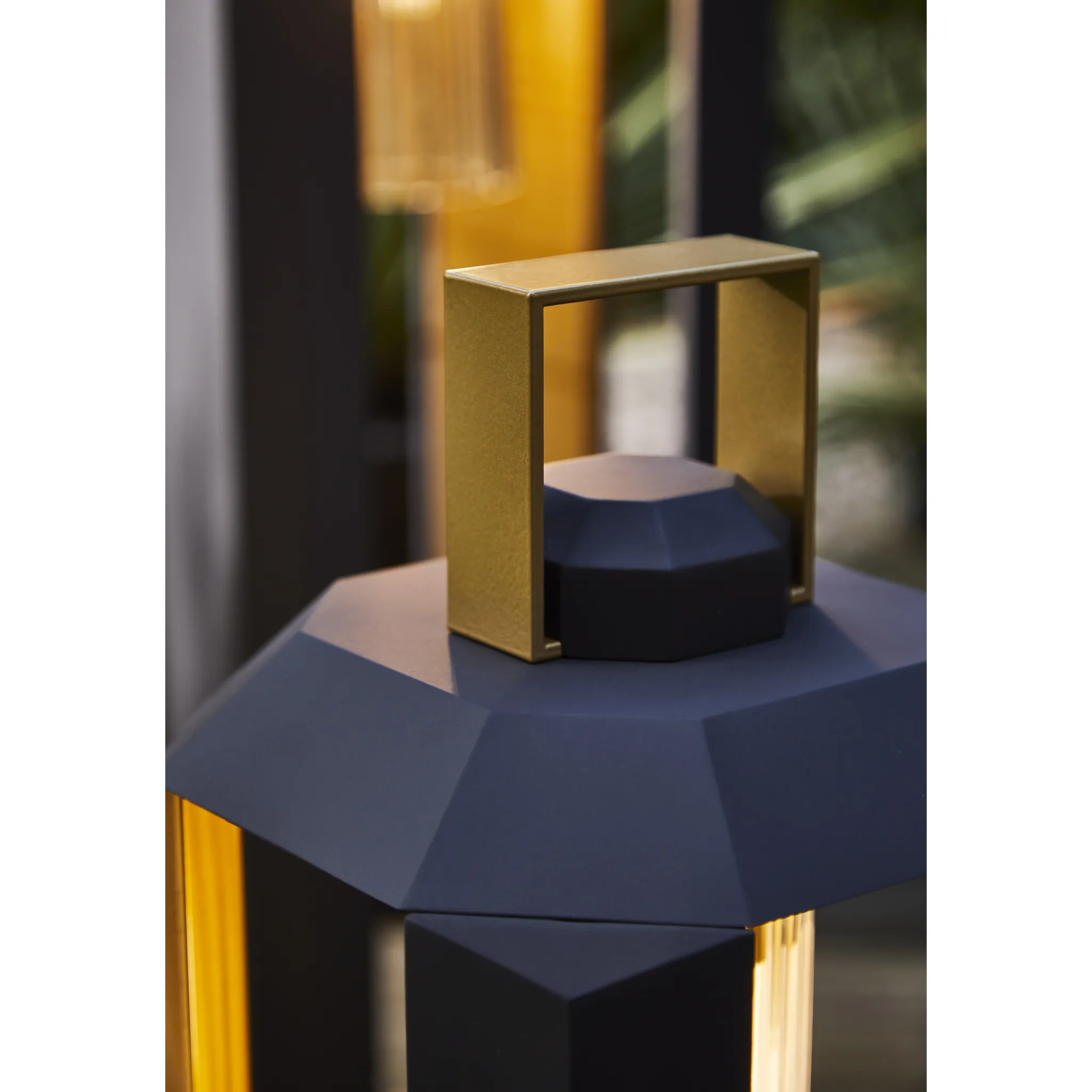 Metal Framed Outdoor Lantern | Contardi Cube