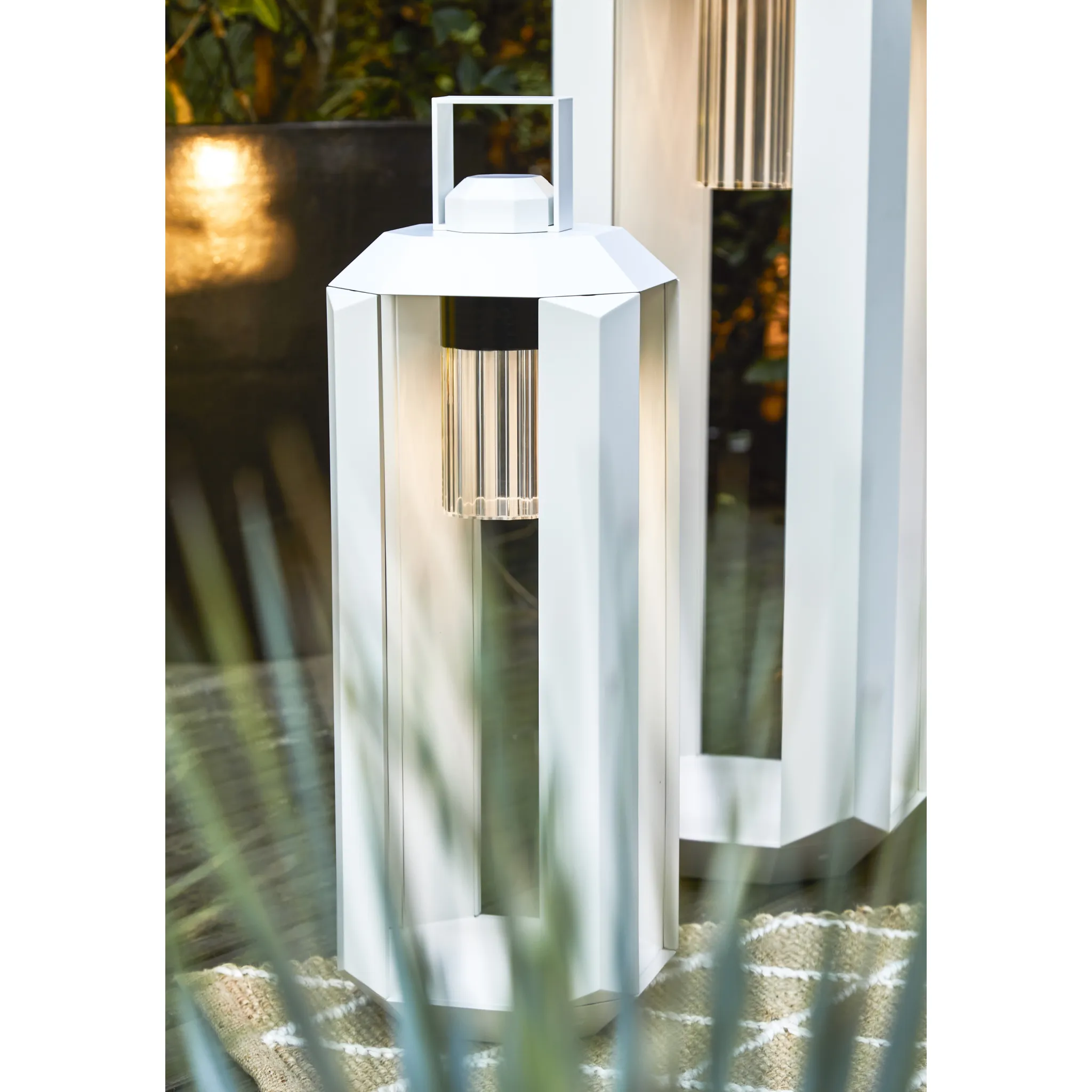 Metal Framed Outdoor Lantern | Contardi Cube