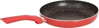 Milano 4 pcs Non Stick Aluminium Cookware Set in Black/Red Colour