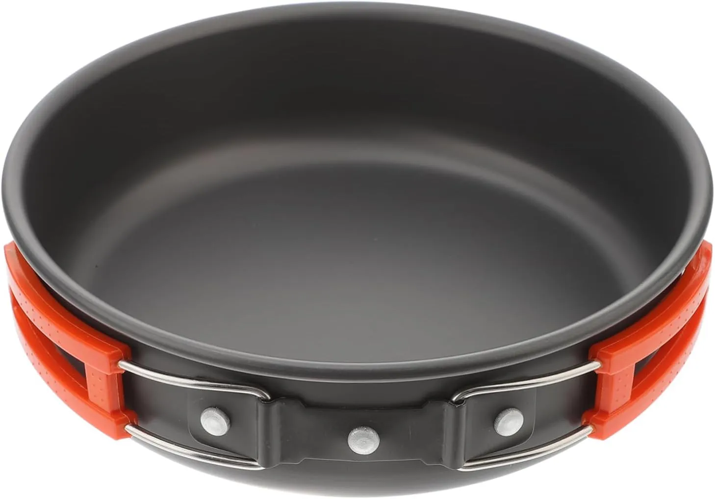 Milisten Non-Stick Camping Frying Pan Aluminum Cooking Utensils Camping Pots and Pans for Outdoor Kitchen