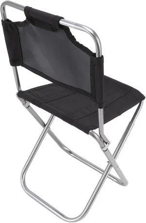 Mini Folding Chair, Portable Folding Camping Chair Folding Lawn Chair Breathable Fabric Small Backrest Fishing Chair for BBQ Beach Travel Camping