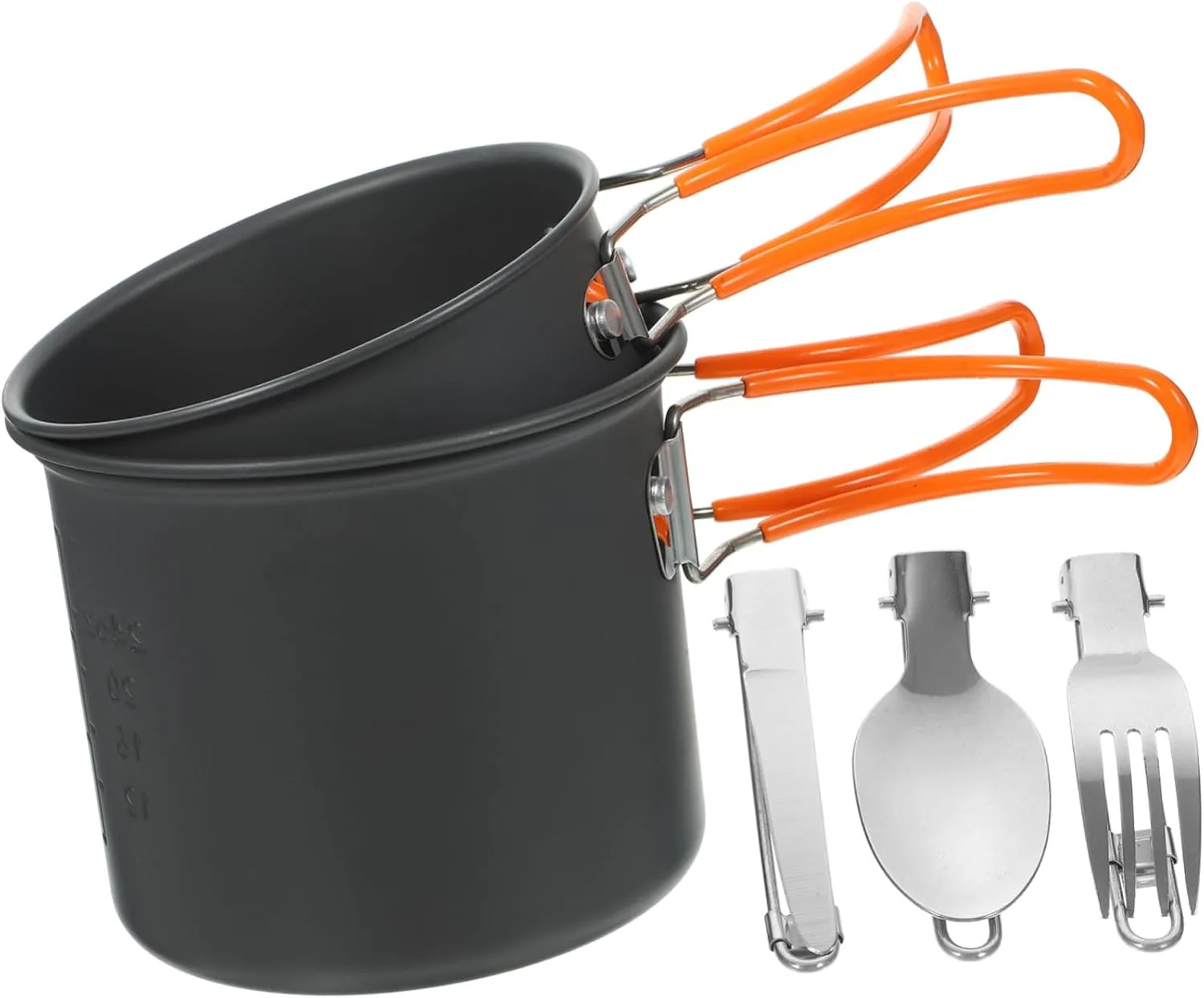 Mipcase Seasoning Dinnerware Kit Grey Camping Aluminum Alloy