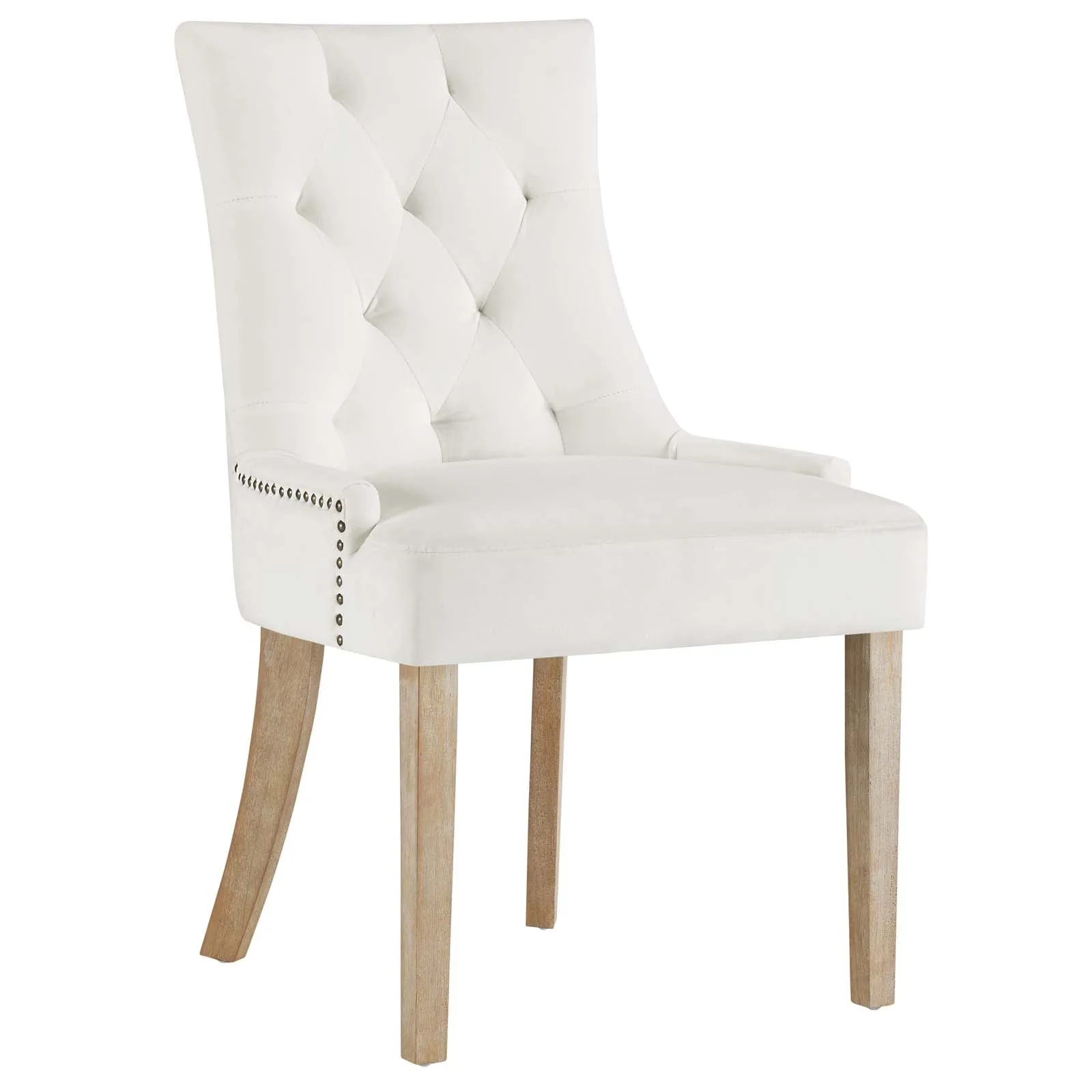 Modern Pose Dining Chair Performance Velvet - Farmhouse Breakfast Chair