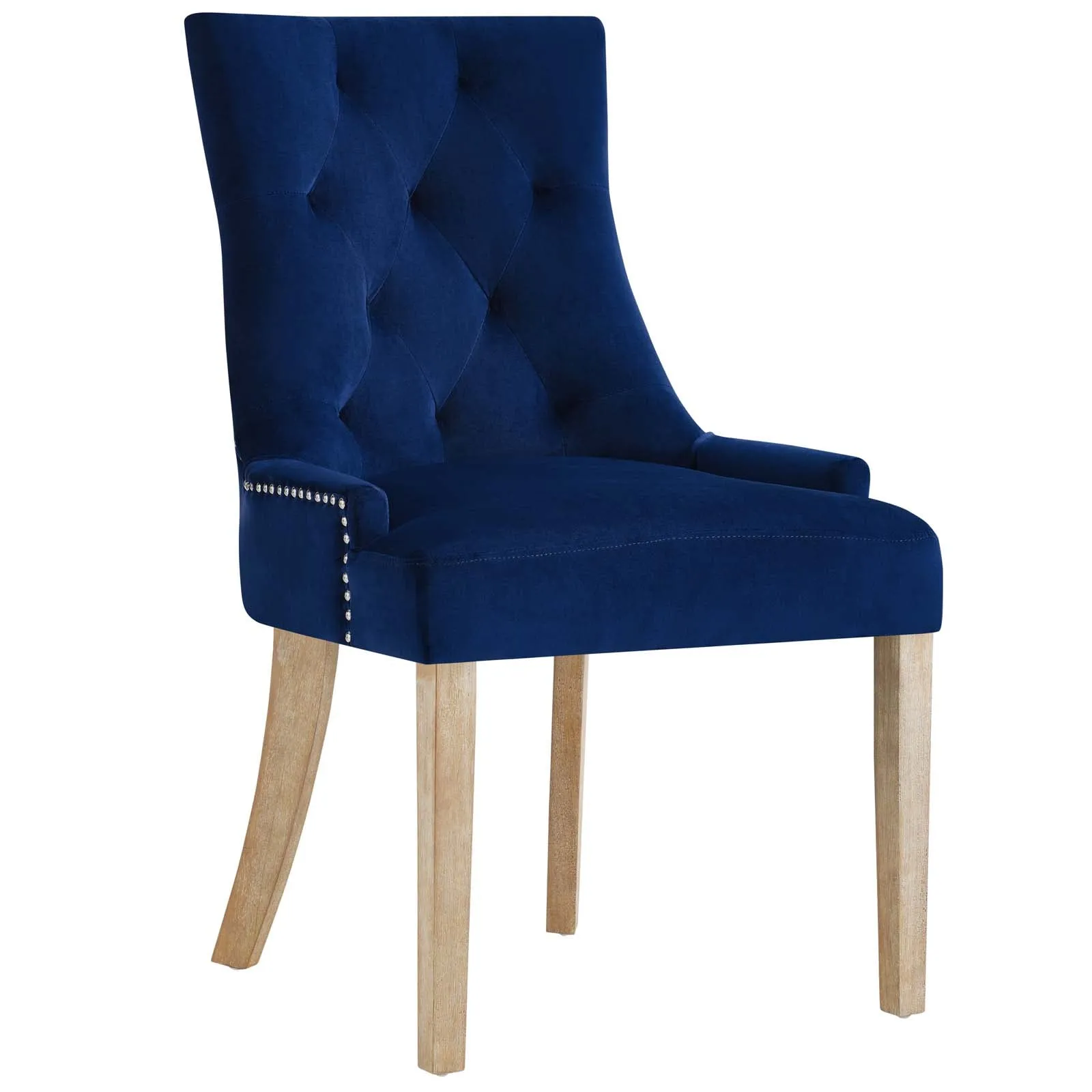 Modern Pose Dining Chair Performance Velvet - Farmhouse Breakfast Chair