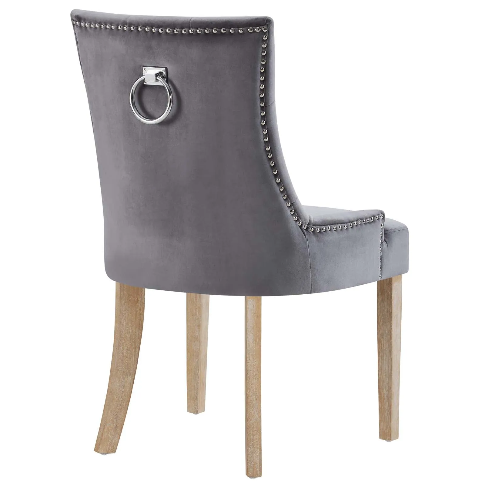 Modern Pose Dining Chair Performance Velvet - Farmhouse Breakfast Chair