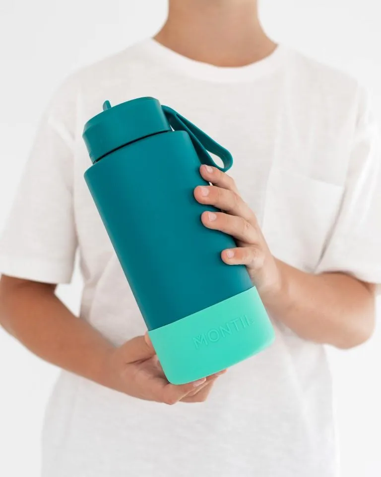 MontiiCo Fusion 1L drink bottle sipper - pine