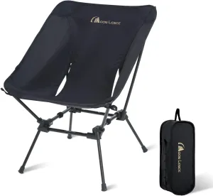 MOON LENCE Portable Camping Chair, Backpacking Chair, Ultralight & Compact, 400 lbs Capacity, for Outdoor Camp, Travel, Beach, Picnic, Hiking