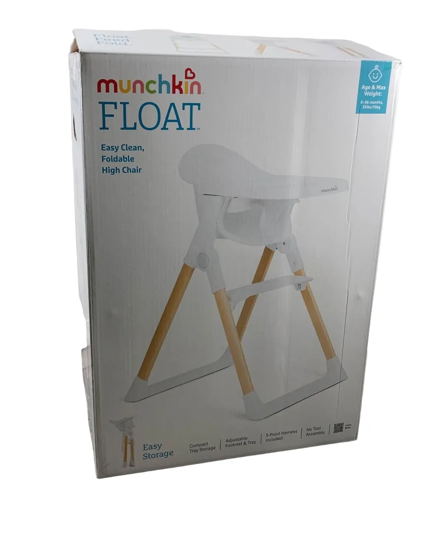 Munchkin Float Foldable High Chair, White