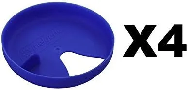 Nalgene Easy Sipper Blue Wide Mouth Water Bottle Splash Guard Insert (4-Pack)